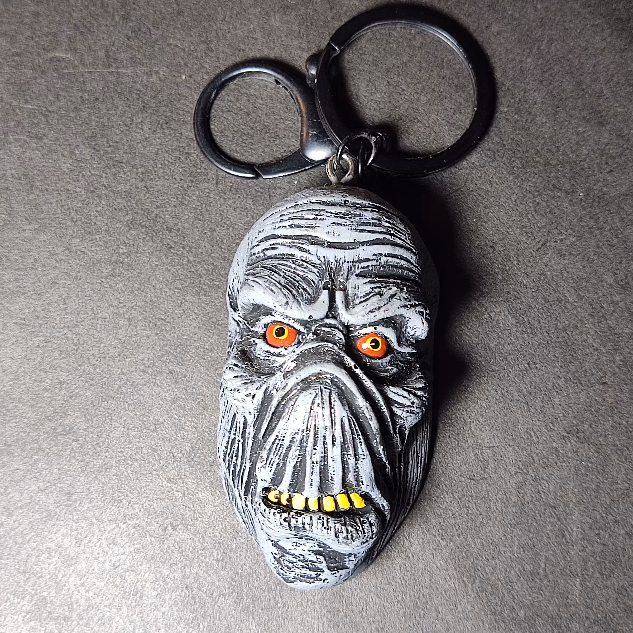 دم یا آویز کلیدی سنگی دو قفله اصلی سایز بزرگ مناسب تمامی دسته کلید ها