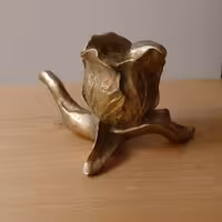 شمعدان برنجی طرح لاله