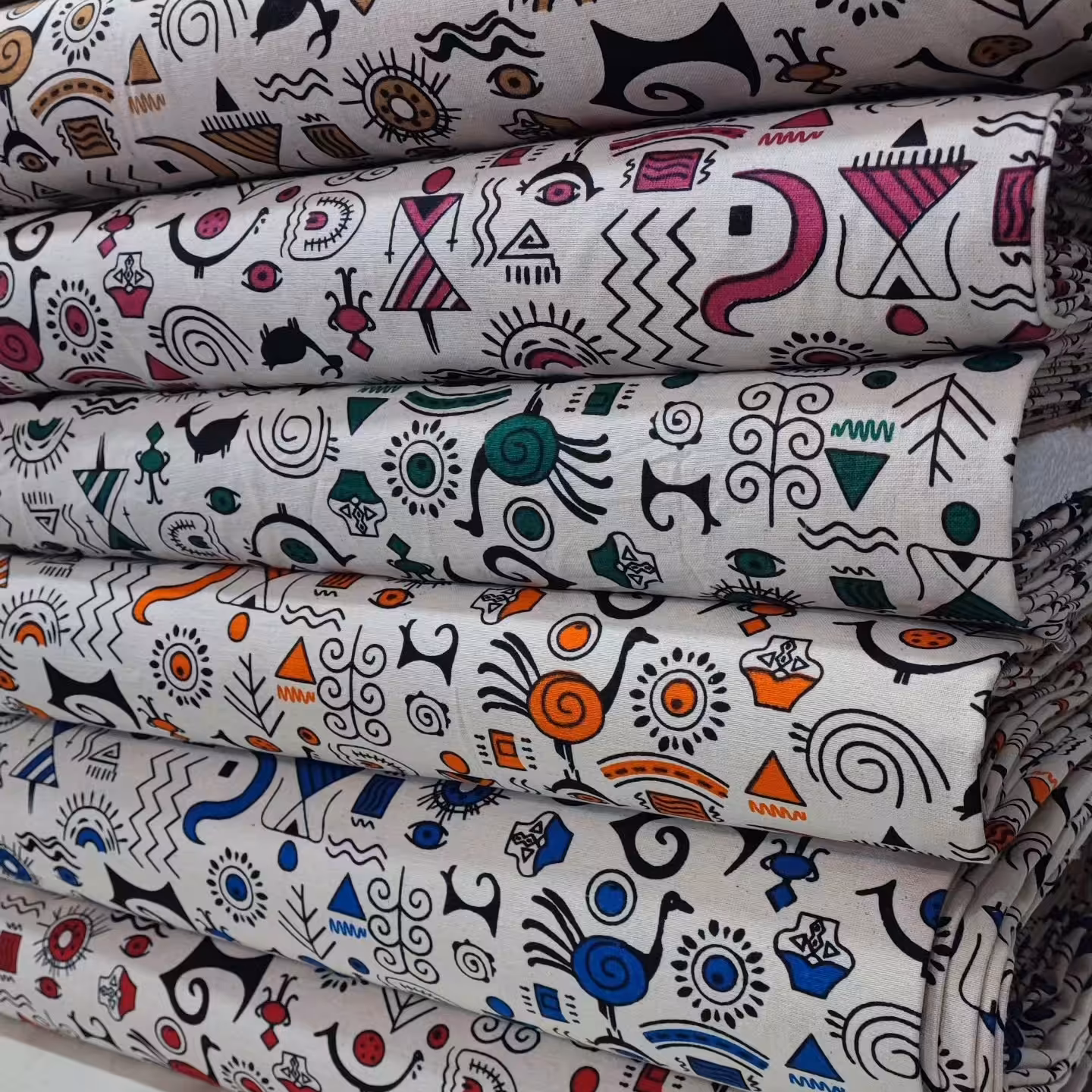 پارچه لینن طرحدار جدید