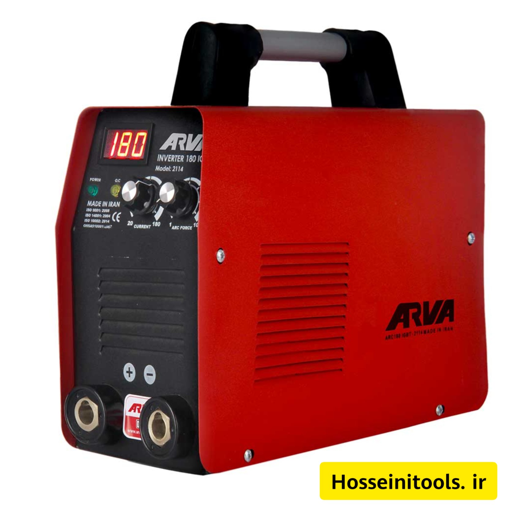 اینورتر جوشکاری دو  ولوم 180 آمپر  مدل 2114 آروا همراه با 70ماه گارانتی 