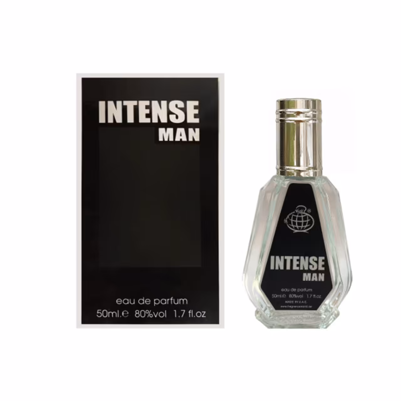 ادو پرفیوم مردانه فراگرنس ورد مدل اینتنس من جگوار بلک حجم 50 میل