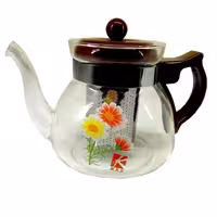 قوری دسته بغل پیرکس شعله مستقیم ظرفیت 1 لیتر برند ام آر اس 