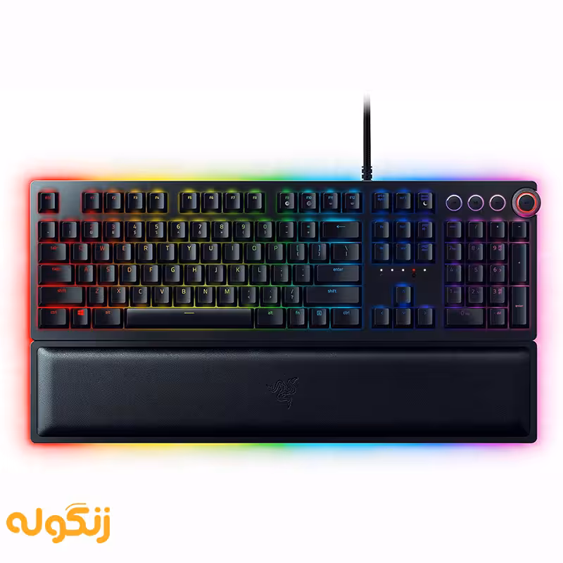 کیبورد گیمینگ RAZER Keyboard Huntsman Elite PurpleSwitch - زنگوله