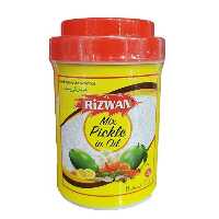 ترشی انبه مخلوط پاکستانی رضوان وزن 1 کیلوگرم