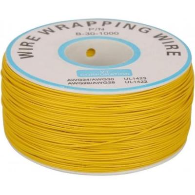 سیم وایرپ WRAPPING حلقه ای زرد کد B-30-1000
