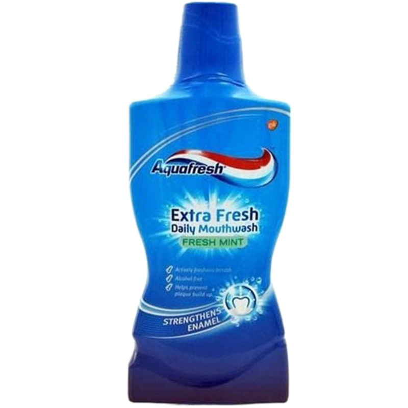 دهان شویه آکوا فرش مدل Extra Fresh- Fresh Mint حجم 500 میلی لیتر