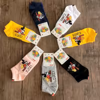 جوراب مچی میکی موس کیفیت عالی فری سایز مناسب 10 سال به بالا و بزرگسال