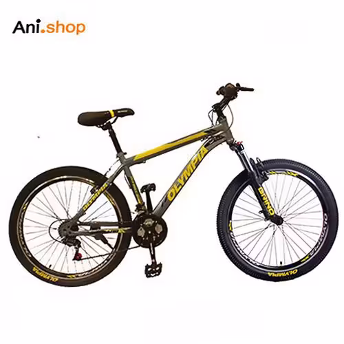 دوچرخه المپیا دنده موتوری سایز 26 کمک جلو دار کد 304