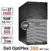 کامپیوتر DELL OPTIPLEX 390 MT Core i7 2600 رم 16 هارد500