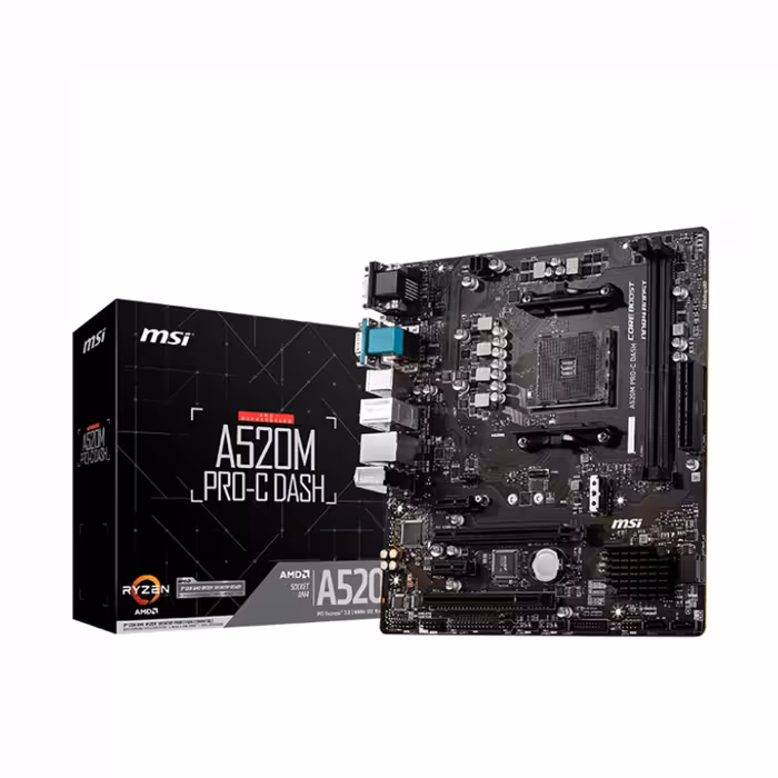 مادربرد ام اس آی مدل A520M PRO-C DASH سوکت AM4
