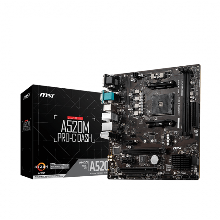 مادربرد ام اس آی مدل A520M PRO-C DASH سوکت AM4