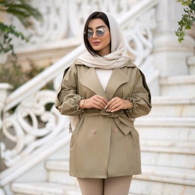 بارانی کتان استانبول مدل آیدینا