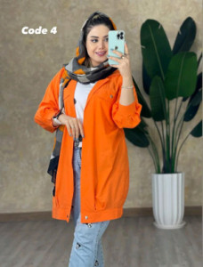 مانتو اسپرت زنانه کرپ مدل مانتو مدل نارنج