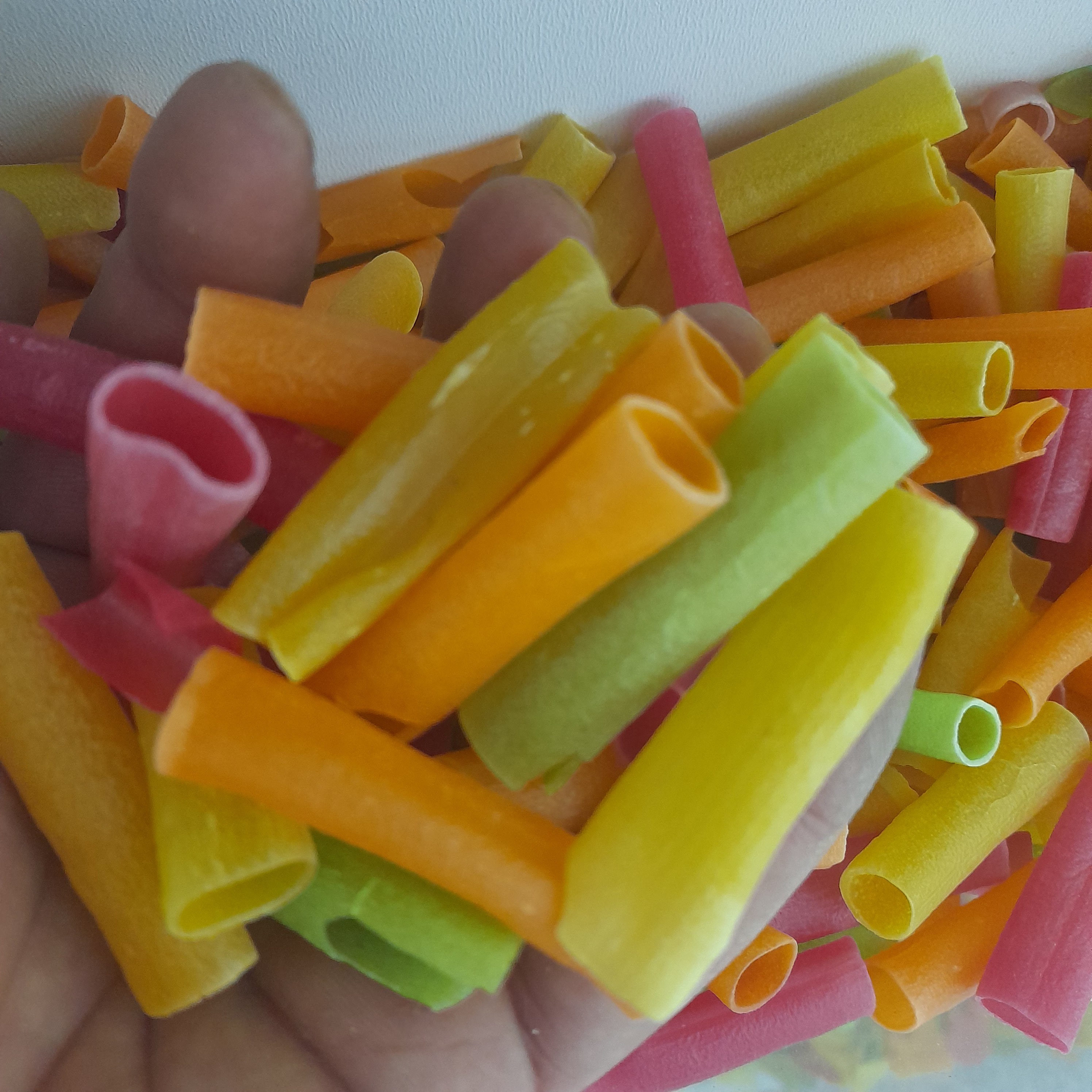 پفک هندی لوله ای درجه یک رنگ طبیعی (150گرمی)