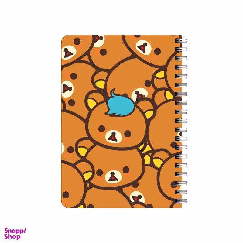 دفترچه یادداشت بامبیلیپ مدل چوبی طرح پترن خرس خرسی کد 2947287