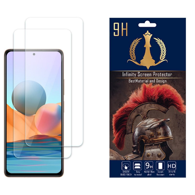 محافظ صفحه نمایش اینفینیتی مدل NANO برای شیائومیRedmi Note 10 Pro 4Gبسته دو عددی