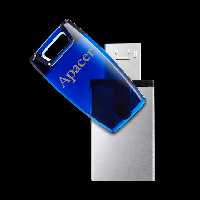 فلش USB3.1 دو سر اپیسر مدل AH179 OTG ظرفیت 16 گیگابایتApacer AH179 USB 3.1 OTG Dual Flash Drive 16GB