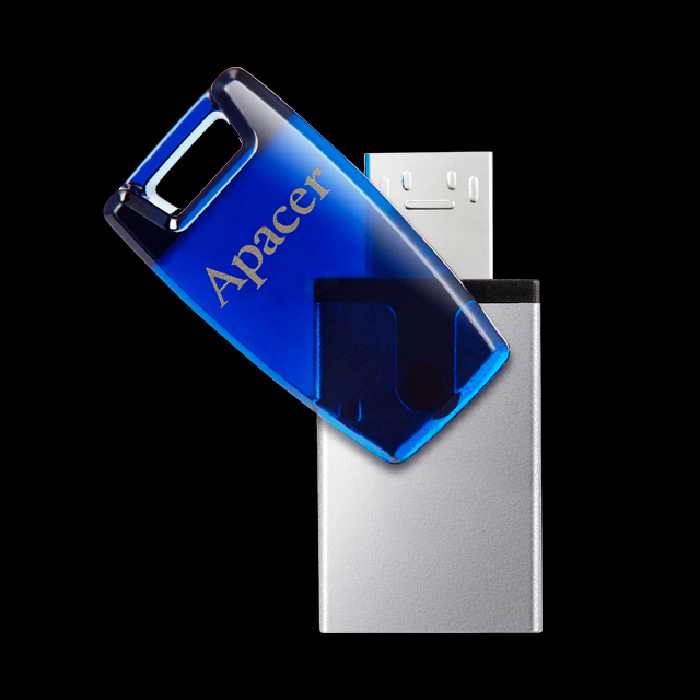 فلش USB3.1 دو سر اپیسر مدل AH179 OTG ظرفیت 16 گیگابایتApacer AH179 USB 3.1 OTG Dual Flash Drive 16GB