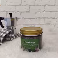 دانه قهوه چری فول کافئین 200گرمی ظرف پلاستیکی 