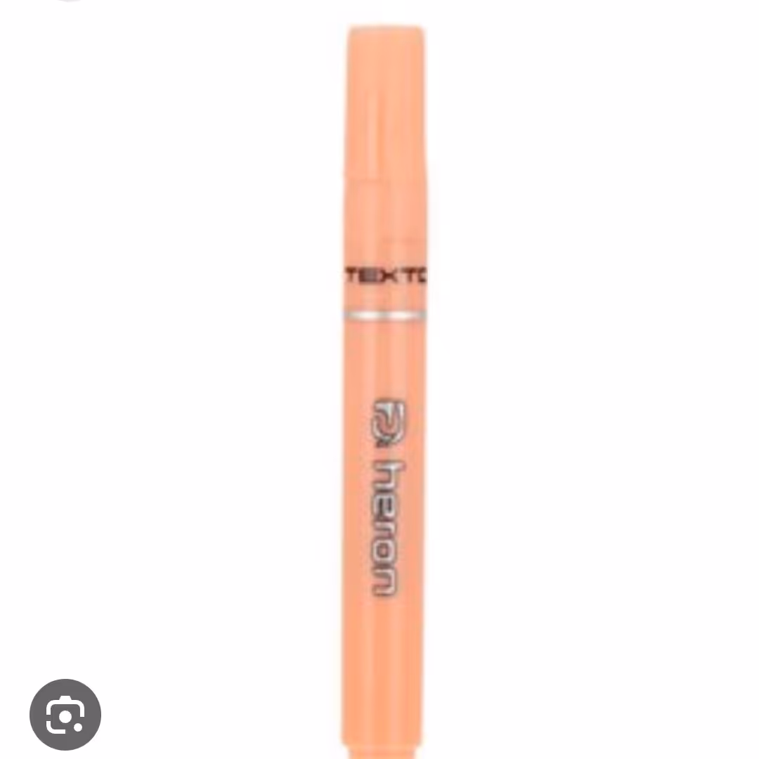 ماژیک هایلایت هرون پاستلی رنگ نارنجی