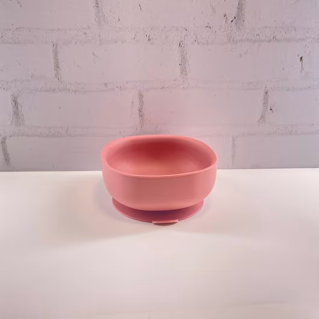 کاسه کودک سیلیکونی مربعی - شرابی