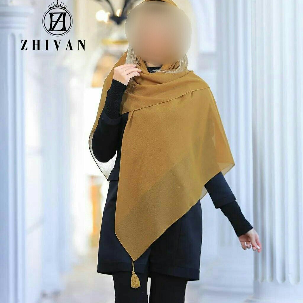 روسری نخی  منگوله دار