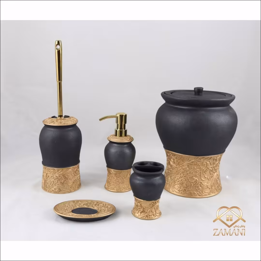 ست سرویس بهداشتی 6تیکه رزین کد 425