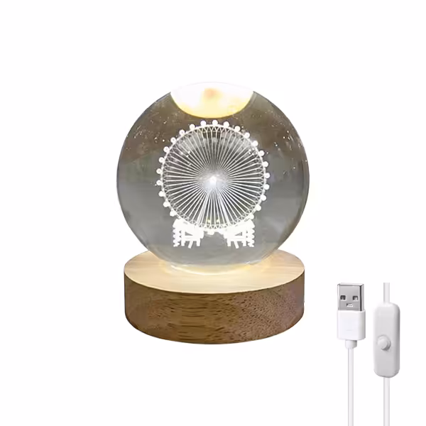 چراغ خواب گوی طرح چرخ و فلک