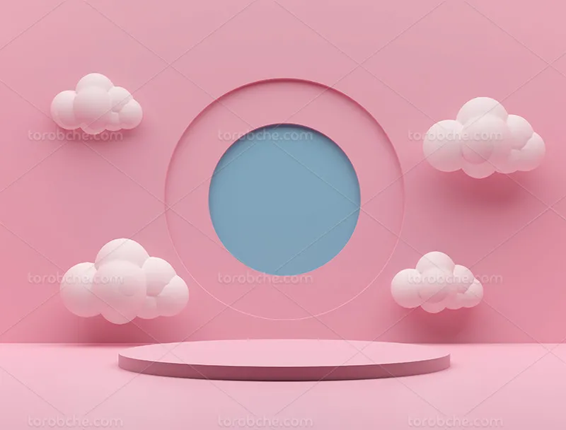 بک گراند عکاسی محصول صورتی | گرافیک با طعم تربچه