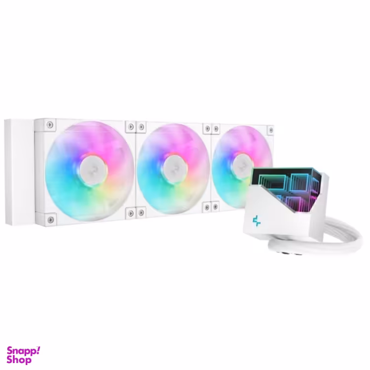 خنک کننده مایع پردازنده دیپ کول مدل LT360 ARGB WHITE