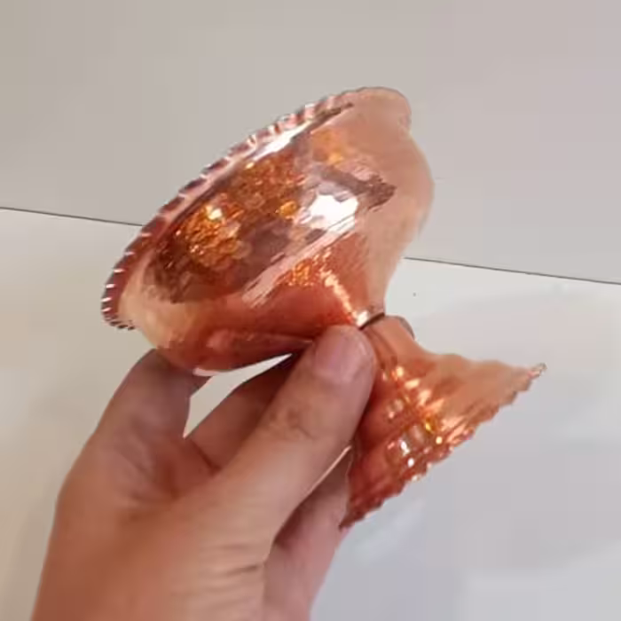 پیاله مسی پایه دارکد101-m270