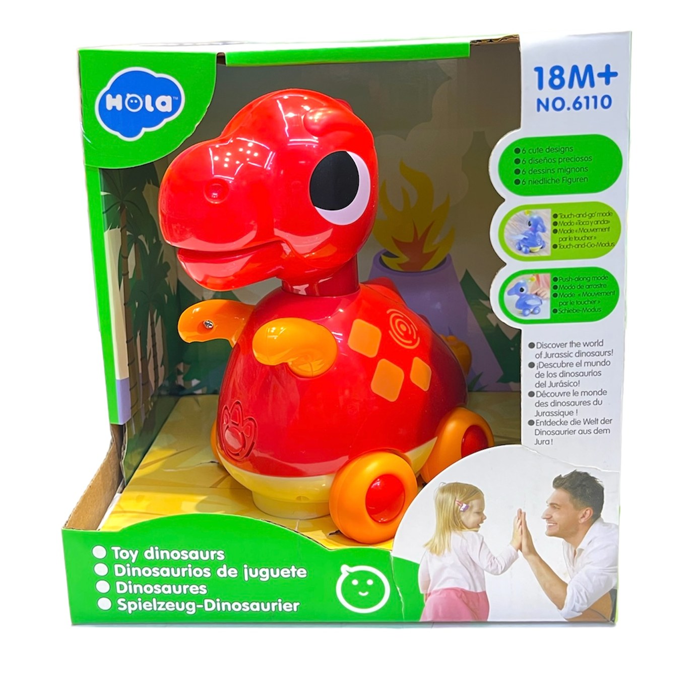 دایناسور موزیکال لمسی حرکتی برند هولی تویز