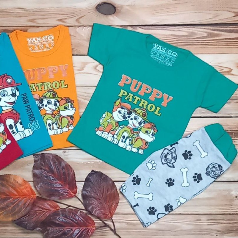 تیشرت و شلوارک پسرانه طرح پاپی 