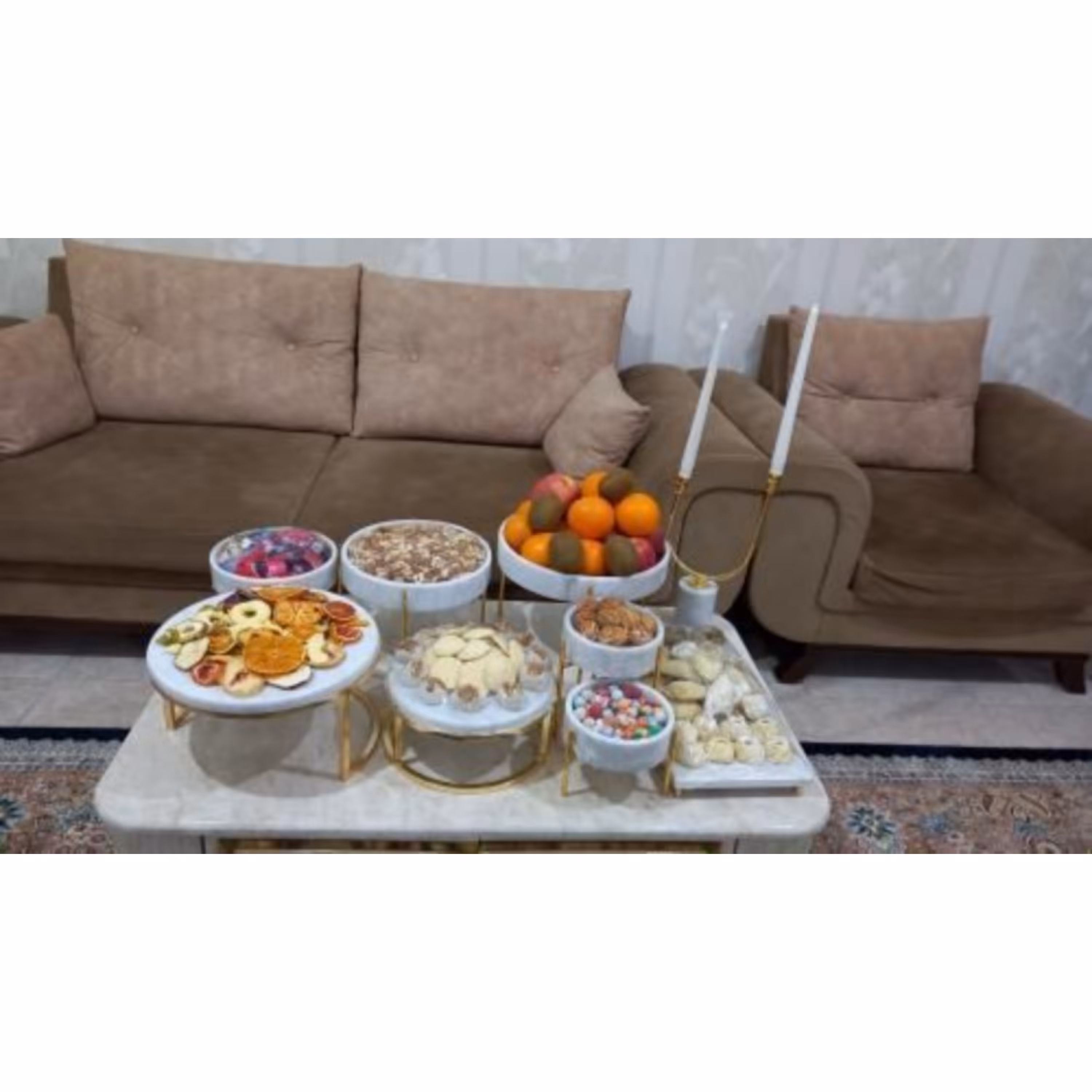 ظروف پذیرایی واستند دوطبقه