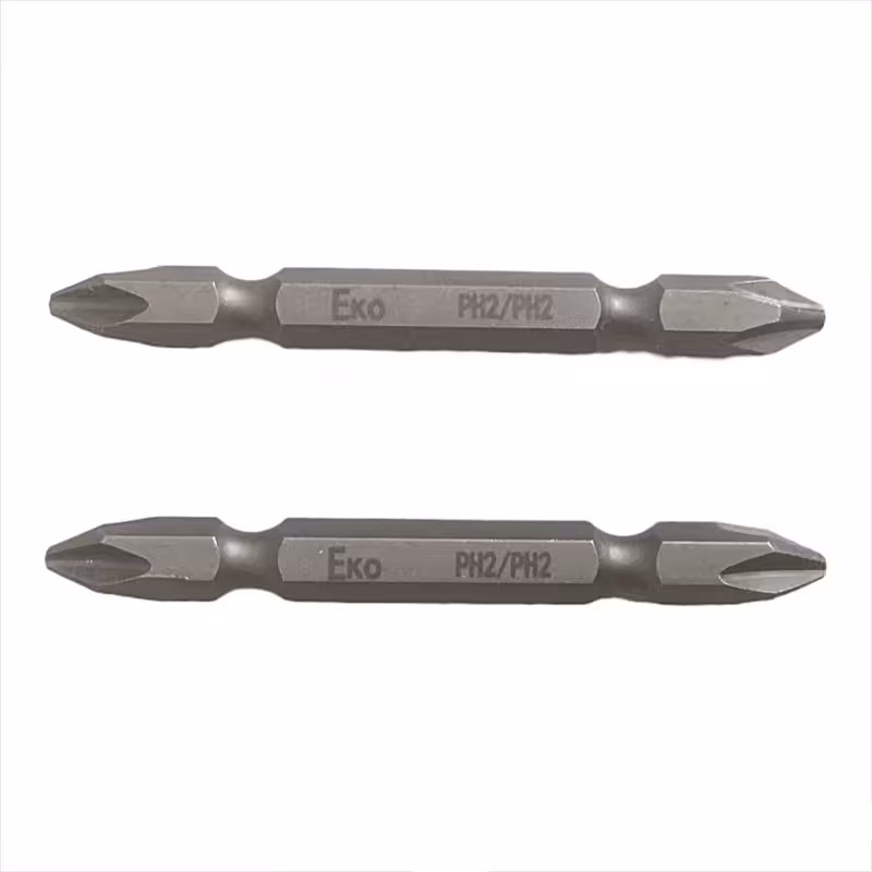 سری پیچ گوشتی دو سر چهار سو اکو ph2 تیتانیوم طلایی مدل ESB 65mm مجموعه 2 عددی