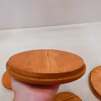 درب بانکه چوبی دایره به قطر  12