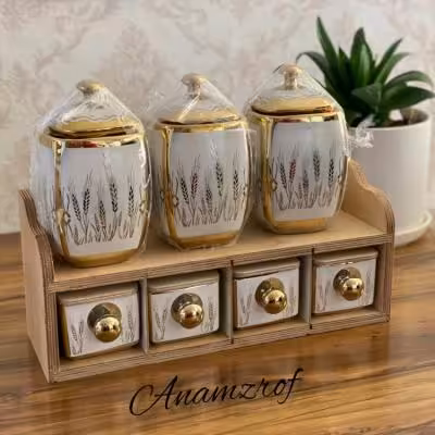 پاسماوری چینی طرح گندم