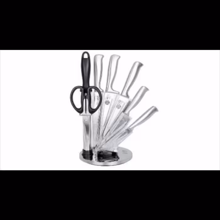 سرویس کارد آشپزخانه 8 پارچه استیل کد 5013S