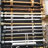 چوب پرده مشکی  دو 