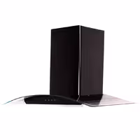 هود شومینه ای بیتا مدل آوید مشکی لمسی