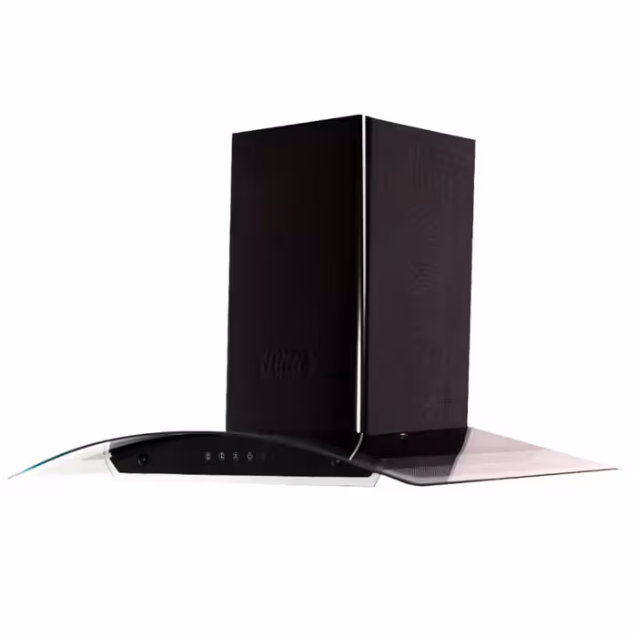 هود شومینه ای بیتا مدل آوید مشکی لمسی