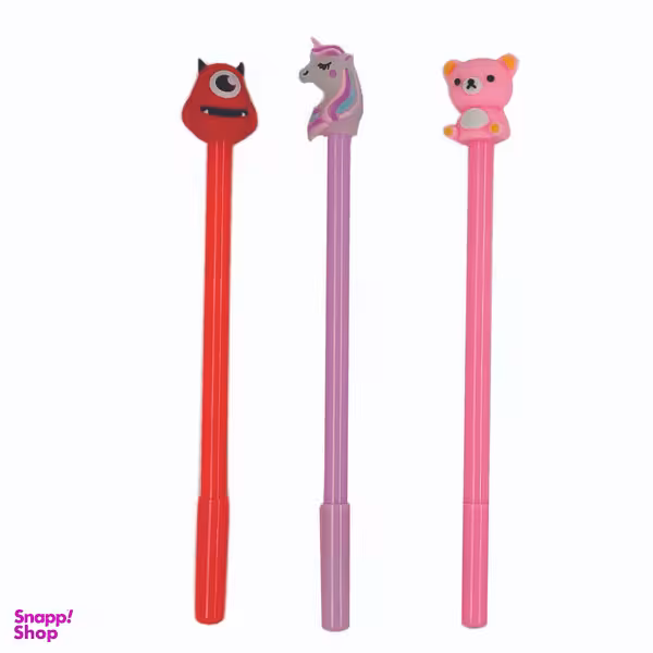 روان نویس مدل یونیکورن و هیولا و خرسی مجموعه سه عددی