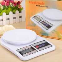 ترازو آشپزخانه 10کیلوگرمی دیجیتال sf400  جعبه زرد با کیفیت دارای باتری و نور صفحه