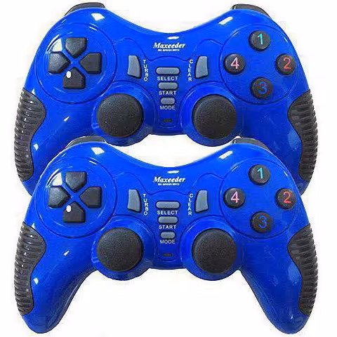 دسته بازی بی سیم مکسیدر مدل MX-GP8121 WN13 دوتایی