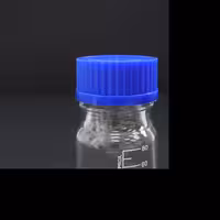 بطری درب آبی 100 سی سی پیرکس آزمایشگاهی آلمانی با کیفیت بالا