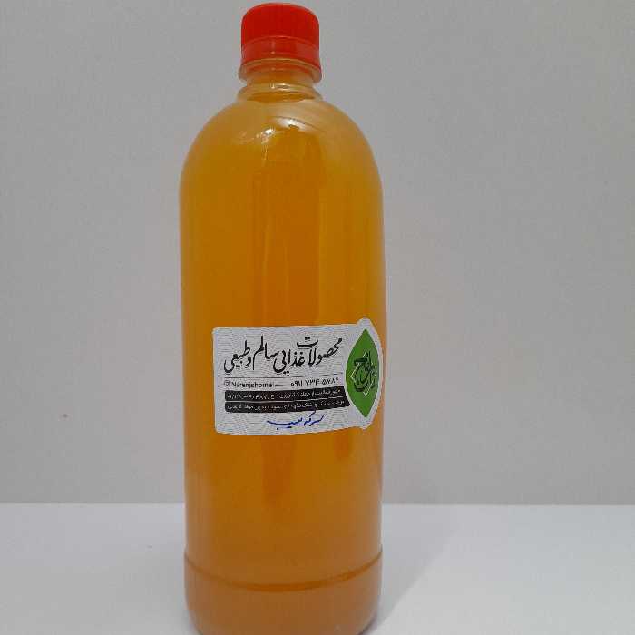 سرکه سیب   1 لیتری کاملا طبیعی و خانگی بدون هیچ ماده افزودنی 