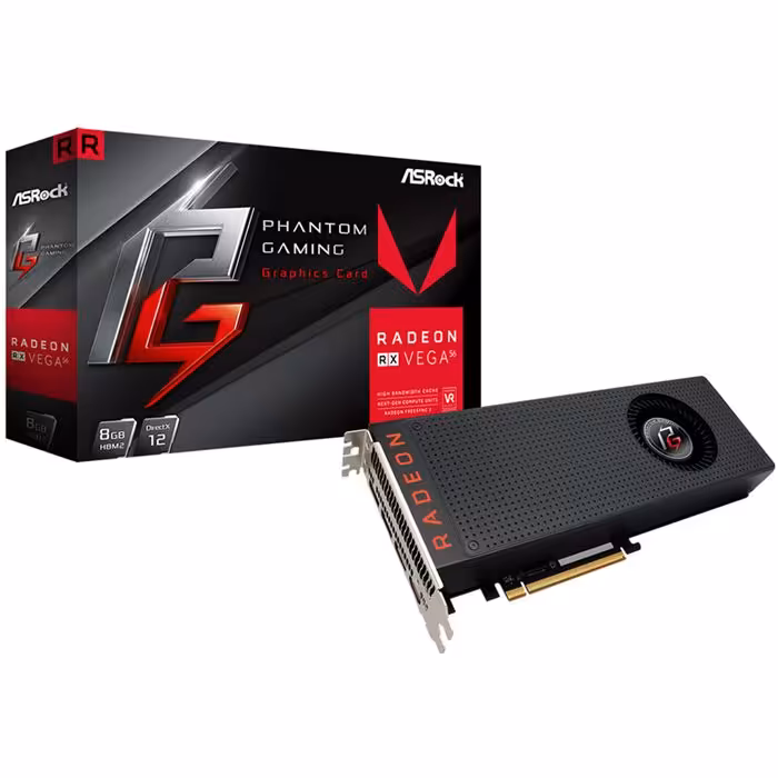 کارت گرافیک ازراک مدل Phantom Gaming X Radeon RX VEGA 56 با ظرفیت 8 گیگابایت