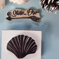 مهر دستساز  صدف کوچک