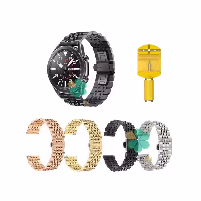 بند استیل ساعت سامسونگ Galaxy Watch 3 45mm مدل رولکسی