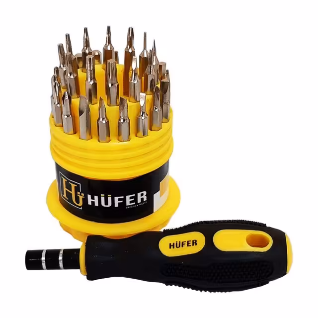 پیچ گوشتی انگشتی نمکدانی هوفر hufer سی پارچه